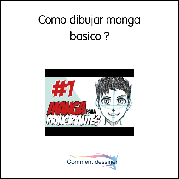 Como dibujar manga basico